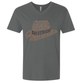 T-Shirts Heavy Metal / X-Small Indiana hat Men's Premium V-Neck