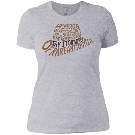 T-Shirts Heather Grey / X-Small Indiana hat Women's Premium T-Shirt