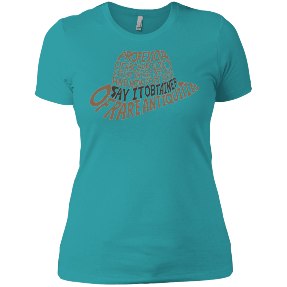 T-Shirts Tahiti Blue / X-Small Indiana hat Women's Premium T-Shirt