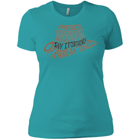 T-Shirts Tahiti Blue / X-Small Indiana hat Women's Premium T-Shirt
