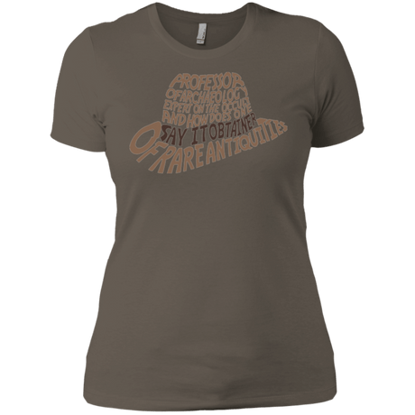T-Shirts Warm Grey / X-Small Indiana hat Women's Premium T-Shirt