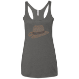 T-Shirts Premium Heather / X-Small Indiana hat Women's Triblend Racerback Tank