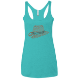 T-Shirts Tahiti Blue / X-Small Indiana hat Women's Triblend Racerback Tank