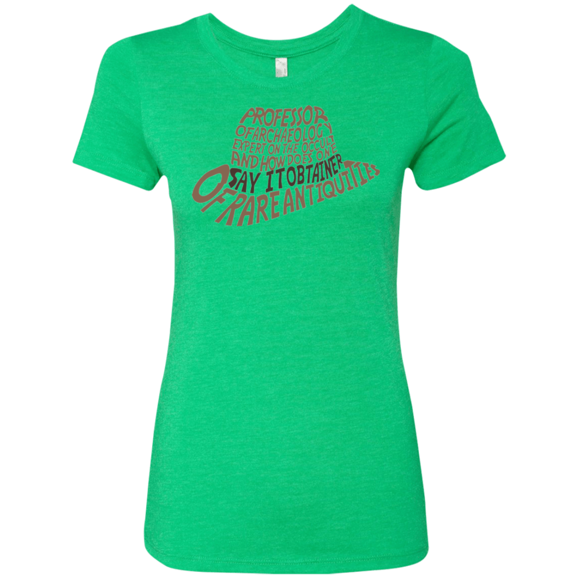 T-Shirts Envy / Small Indiana hat Women's Triblend T-Shirt