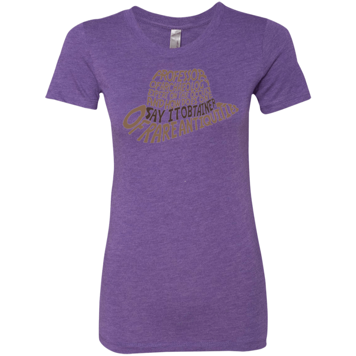 T-Shirts Purple Rush / Small Indiana hat Women's Triblend T-Shirt