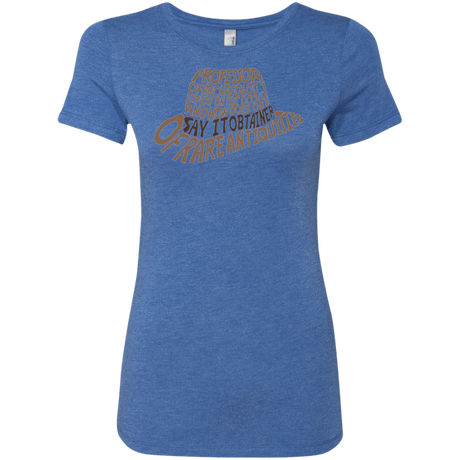 T-Shirts Vintage Royal / Small Indiana hat Women's Triblend T-Shirt