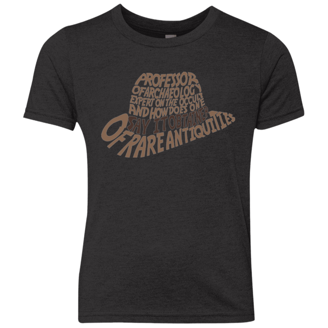 T-Shirts Vintage Black / YXS Indiana hat Youth Triblend T-Shirt