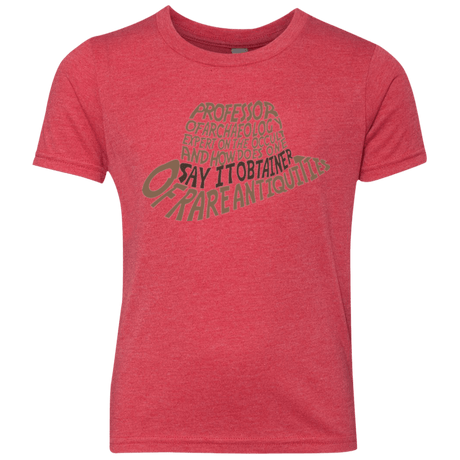 T-Shirts Vintage Red / YXS Indiana hat Youth Triblend T-Shirt