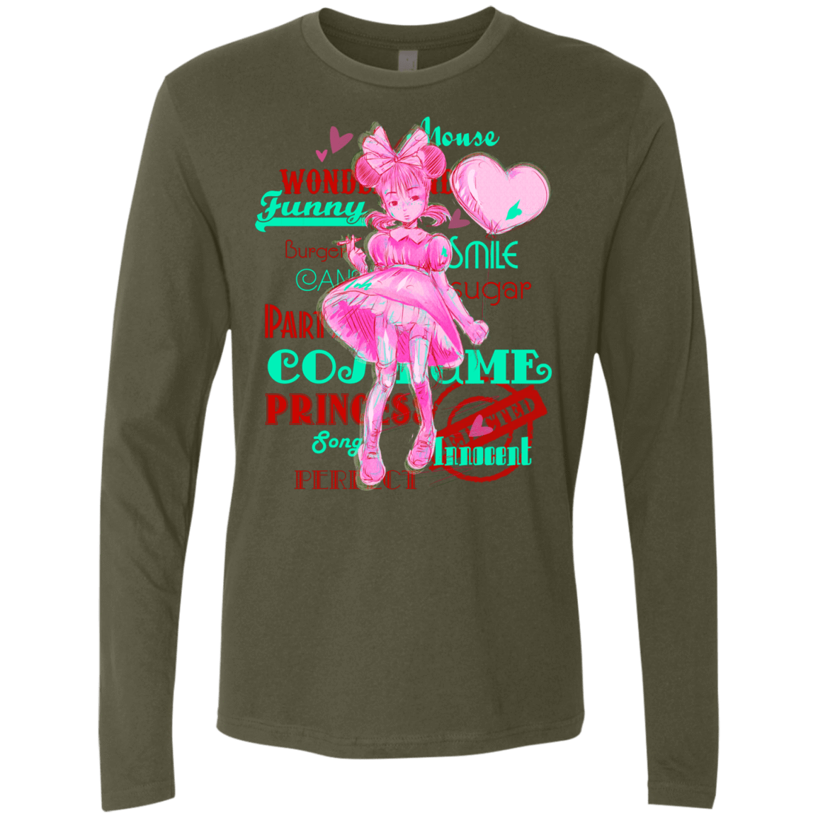 T-Shirts Military Green / Small Industry Men's Premium Long Sleeve