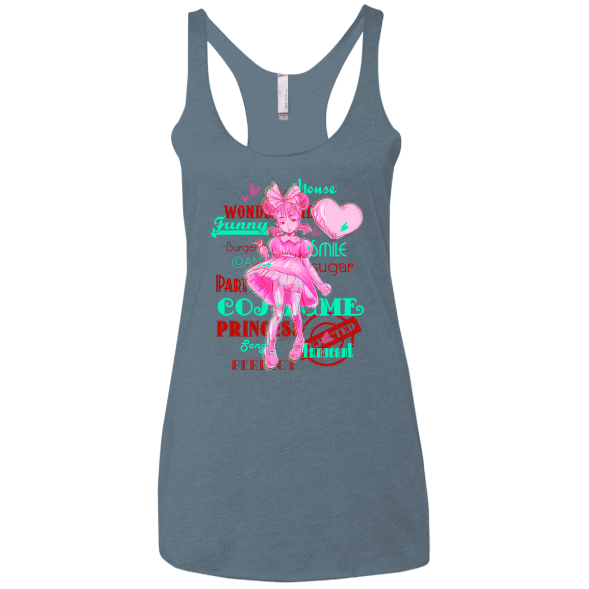 T-Shirts Indigo / X-Small Industry Women's Triblend Racerback Tank