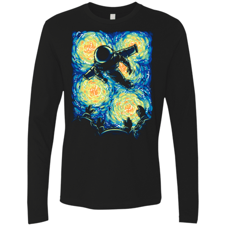 T-Shirts Black / Small Infini D'Étoiles Men's Premium Long Sleeve