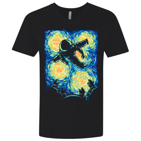 T-Shirts Black / X-Small Infini D'Étoiles Men's Premium V-Neck