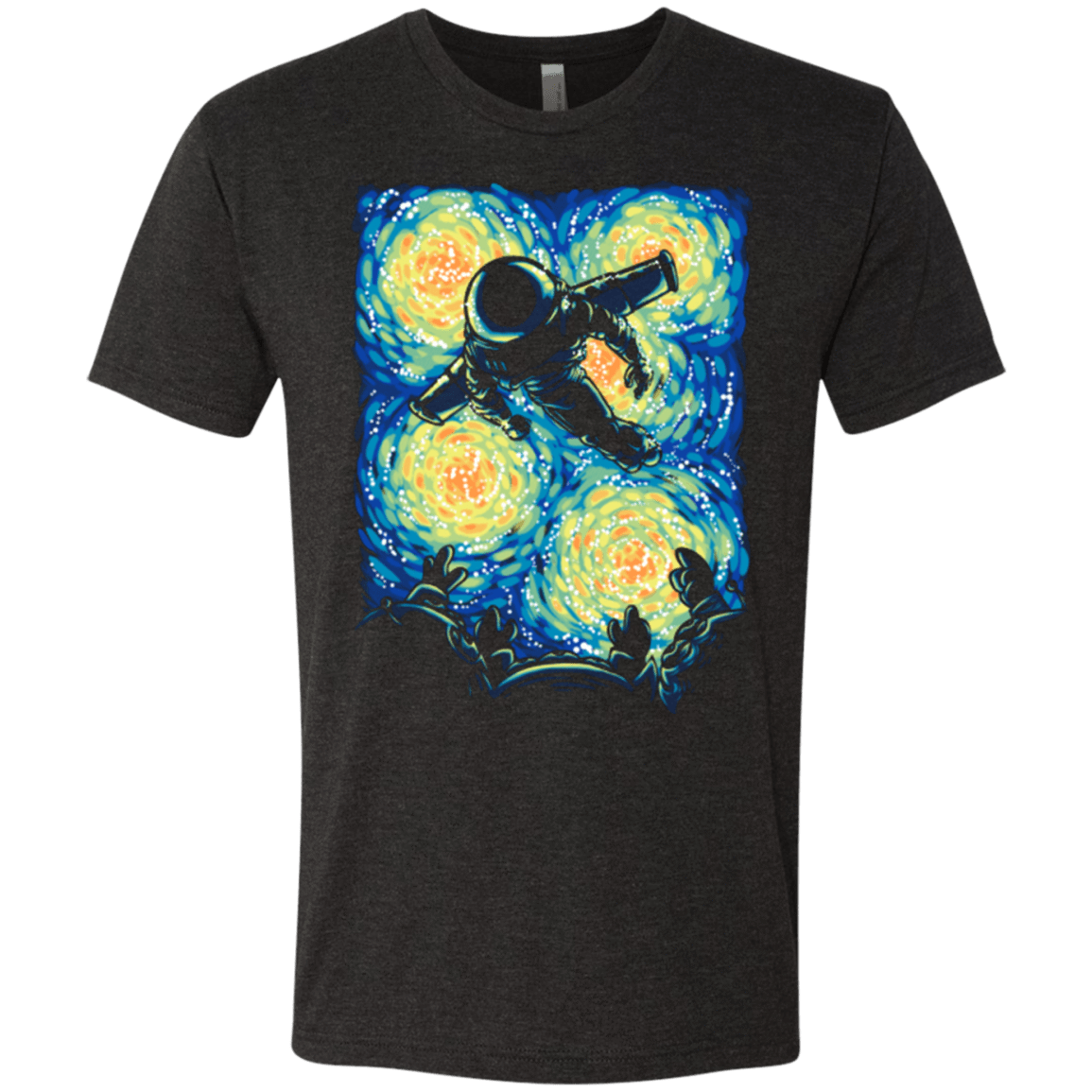 T-Shirts Vintage Black / Small Infini D'Étoiles Men's Triblend T-Shirt