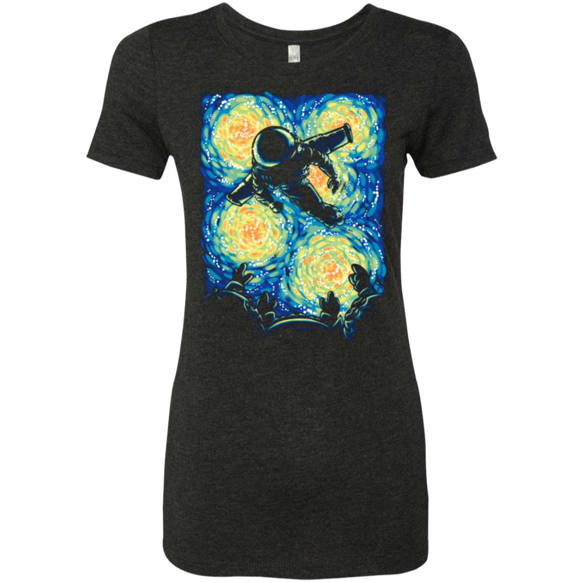 T-Shirts Vintage Black / Small Infini D'Étoiles Women's Triblend T-Shirt