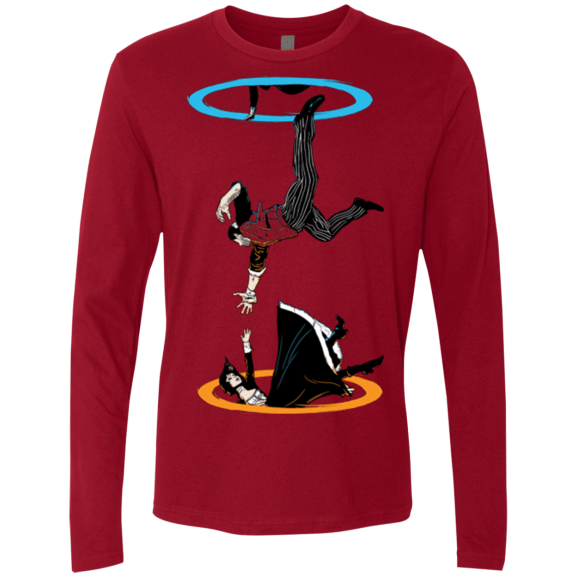 T-Shirts Cardinal / Small Infinite Loop Men's Premium Long Sleeve