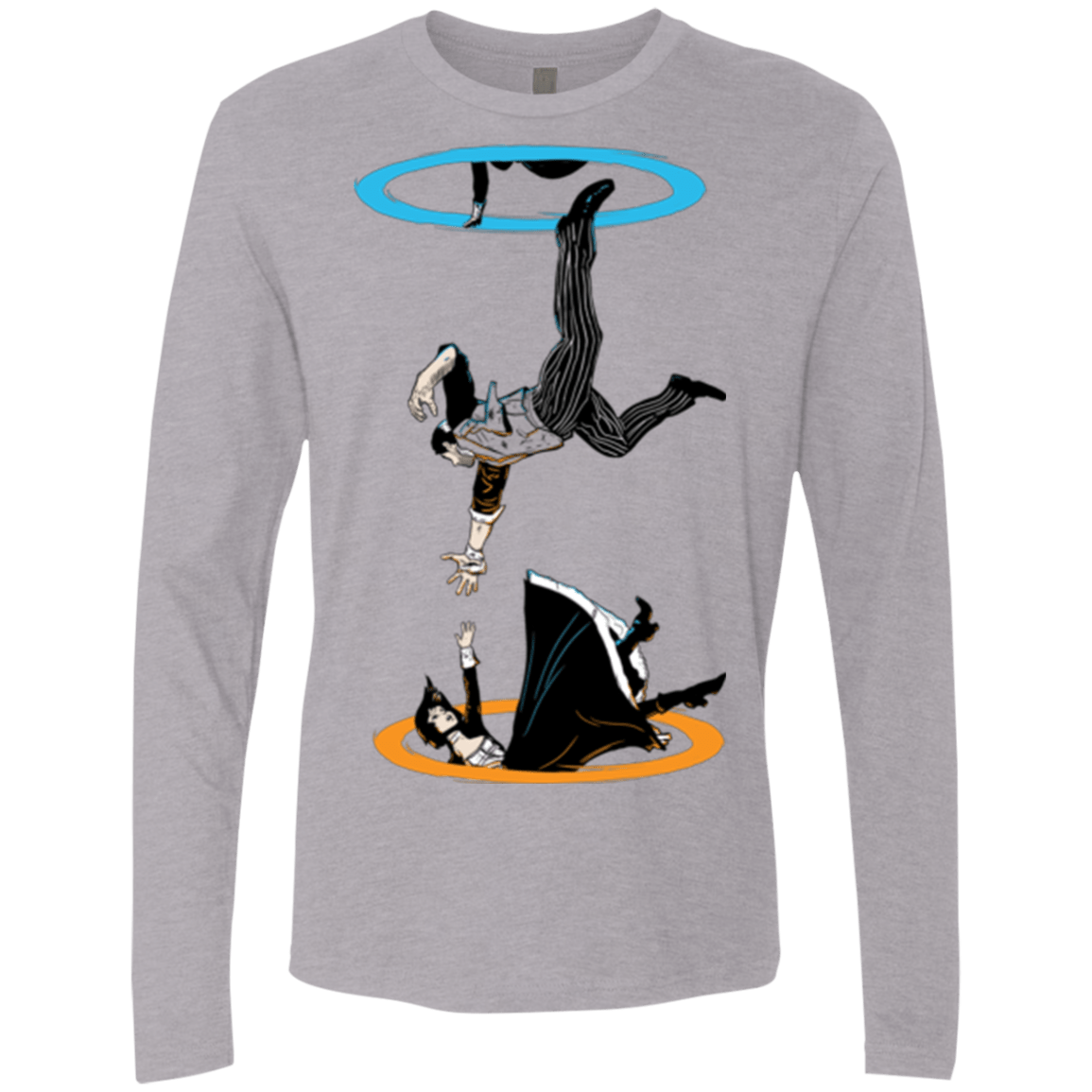 T-Shirts Heather Grey / Small Infinite Loop Men's Premium Long Sleeve