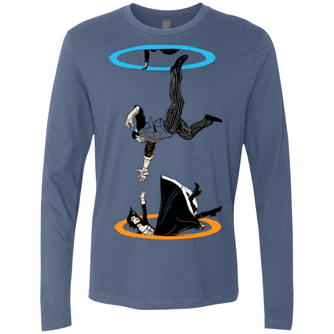 T-Shirts Indigo / Small Infinite Loop Men's Premium Long Sleeve