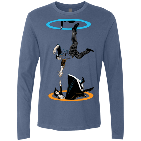 T-Shirts Indigo / Small Infinite Loop Men's Premium Long Sleeve