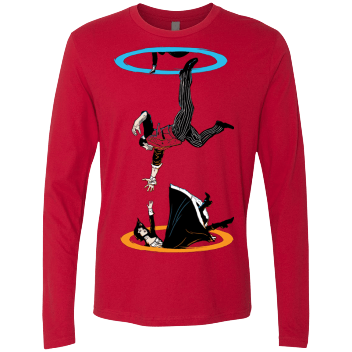 T-Shirts Red / Small Infinite Loop Men's Premium Long Sleeve