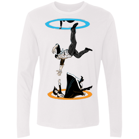 T-Shirts White / Small Infinite Loop Men's Premium Long Sleeve