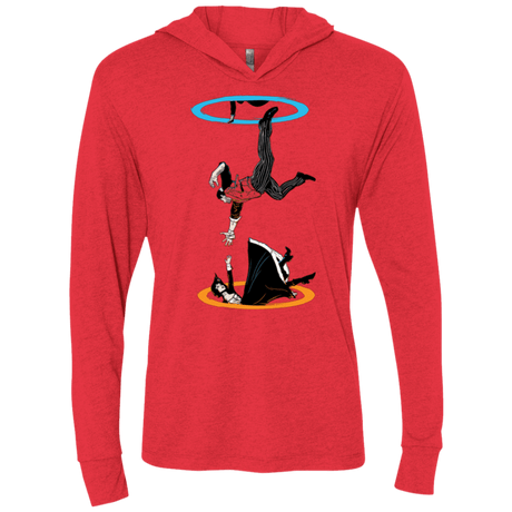 T-Shirts Vintage Red / X-Small Infinite Loop Triblend Long Sleeve Hoodie Tee