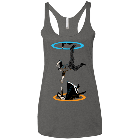 T-Shirts Premium Heather / X-Small Infinite Loop Women's Triblend Racerback Tank