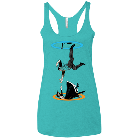 T-Shirts Tahiti Blue / X-Small Infinite Loop Women's Triblend Racerback Tank