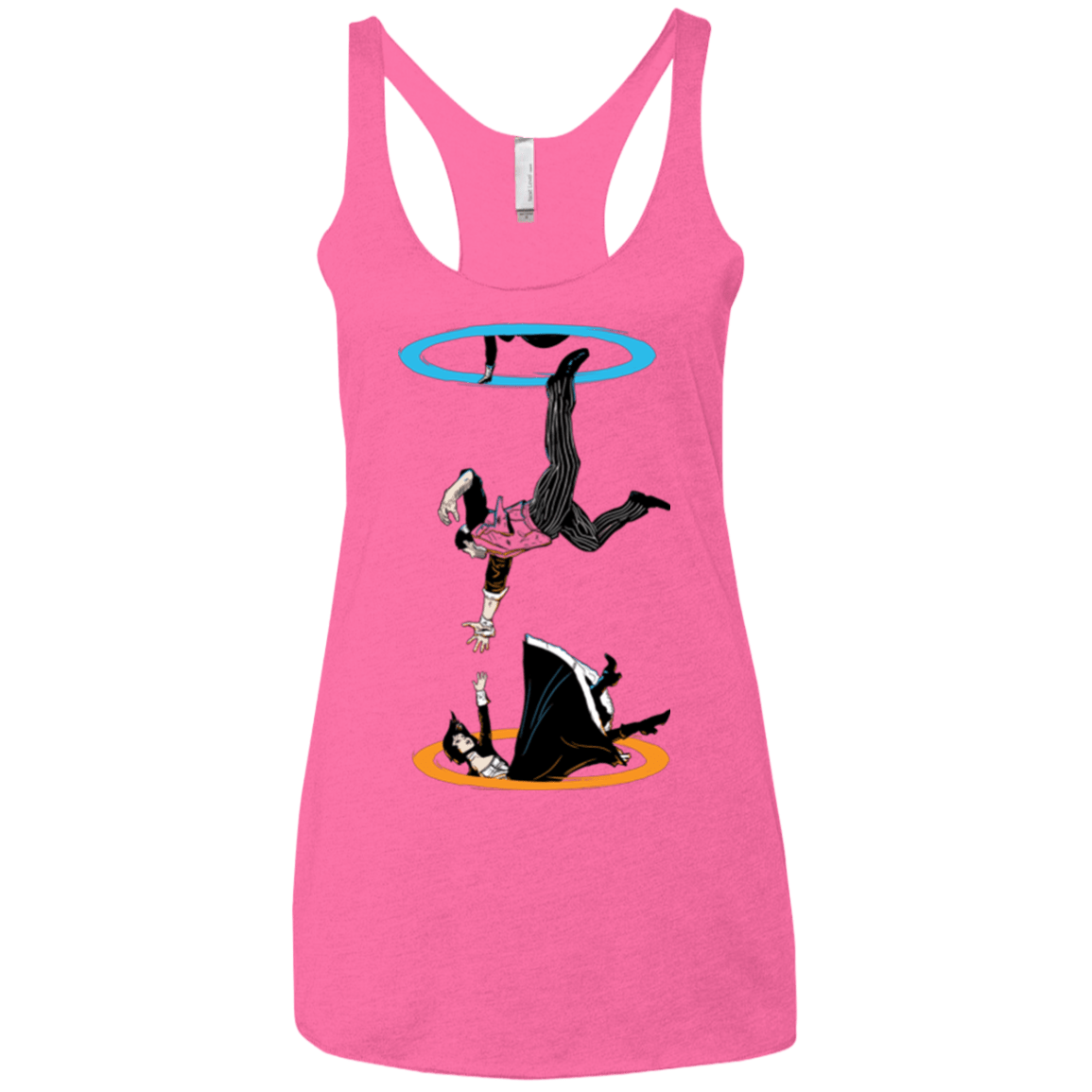 T-Shirts Vintage Pink / X-Small Infinite Loop Women's Triblend Racerback Tank
