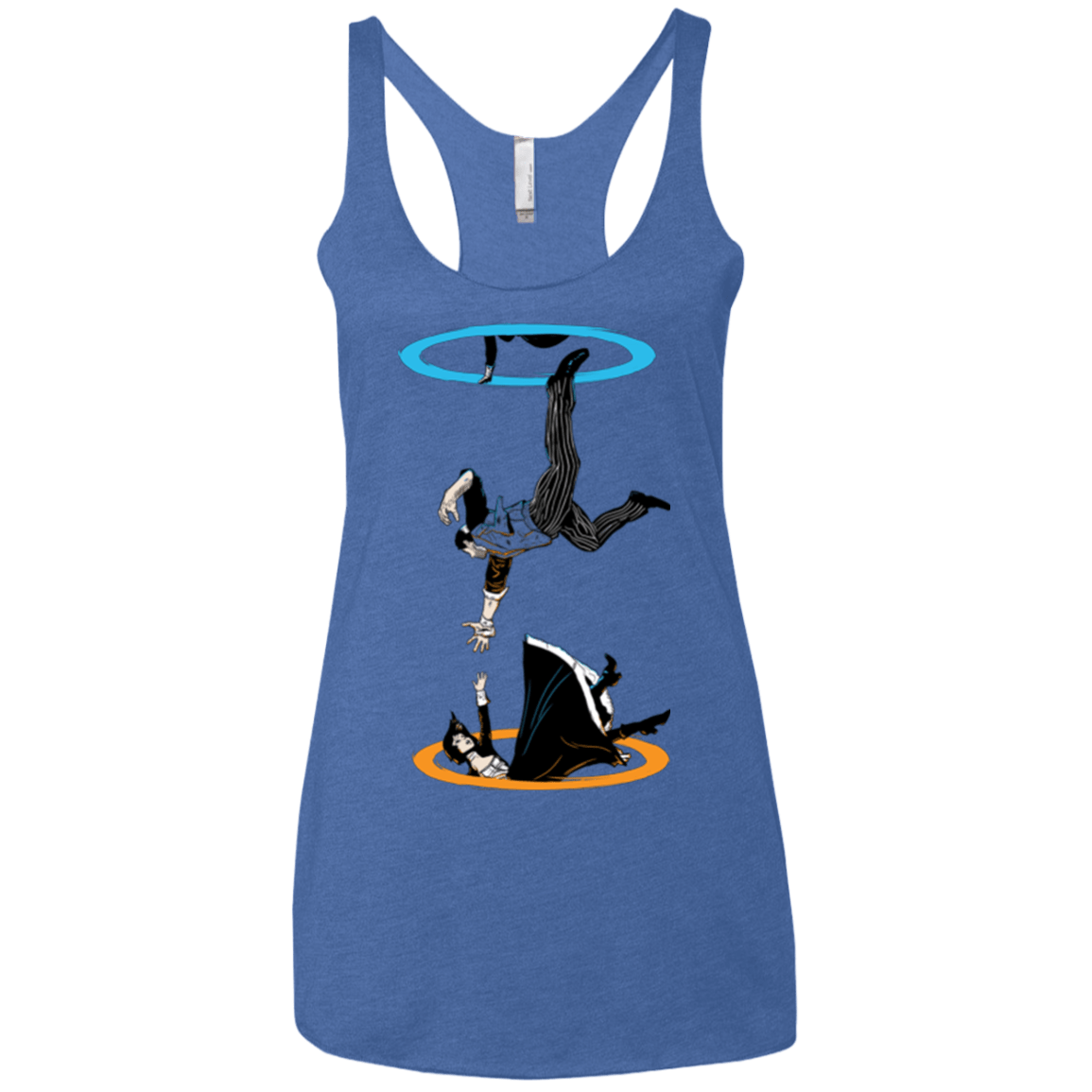T-Shirts Vintage Royal / X-Small Infinite Loop Women's Triblend Racerback Tank