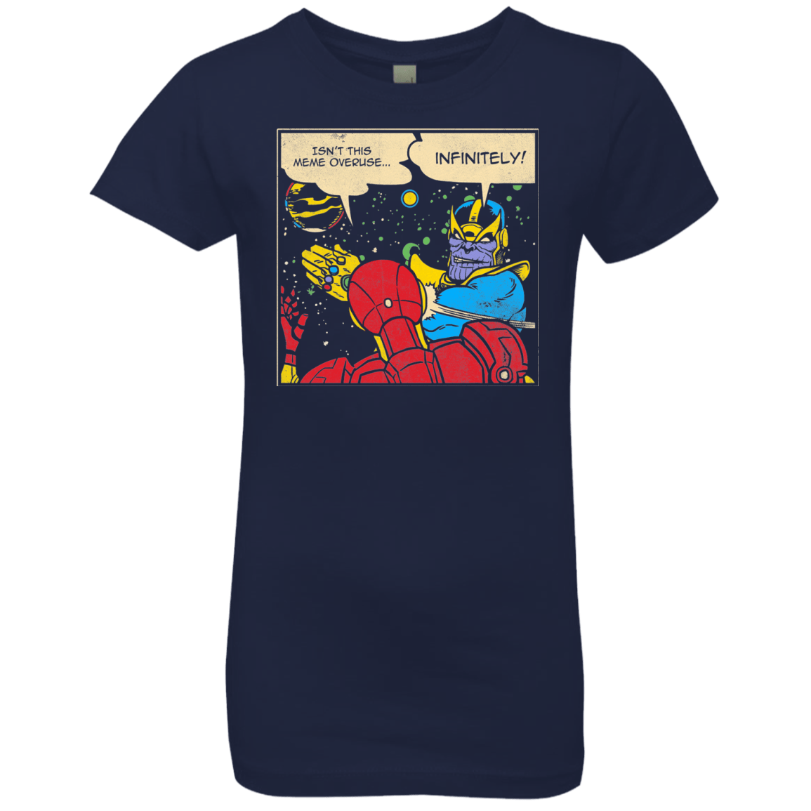 T-Shirts Midnight Navy / YXS INFINITE SLAPS Girls Premium T-Shirt