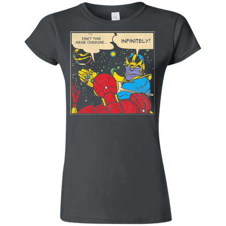 T-Shirts Charcoal / S INFINITE SLAPS Junior Slimmer-Fit T-Shirt