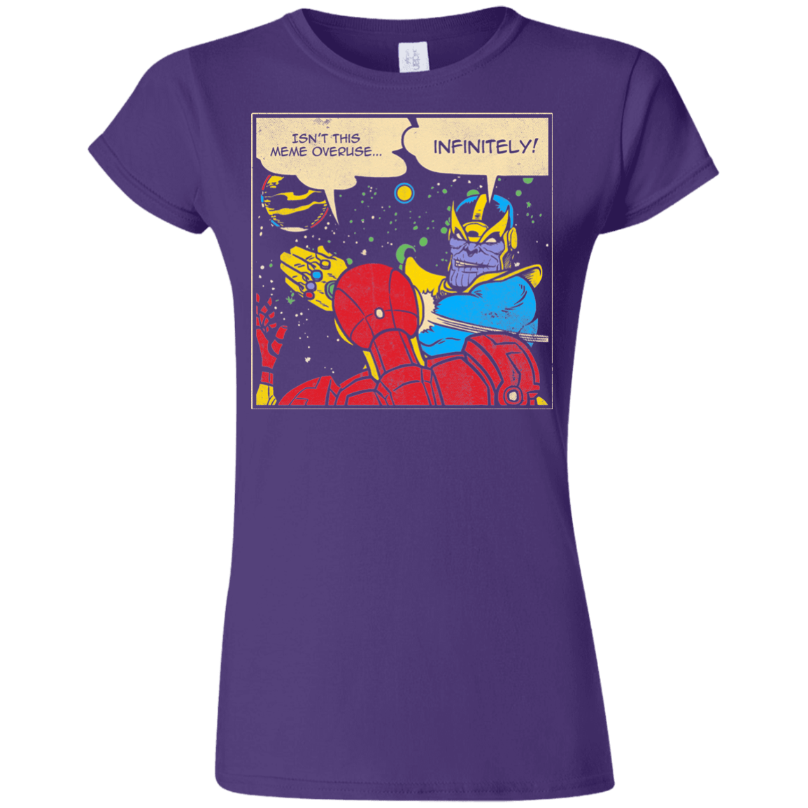 T-Shirts Purple / S INFINITE SLAPS Junior Slimmer-Fit T-Shirt