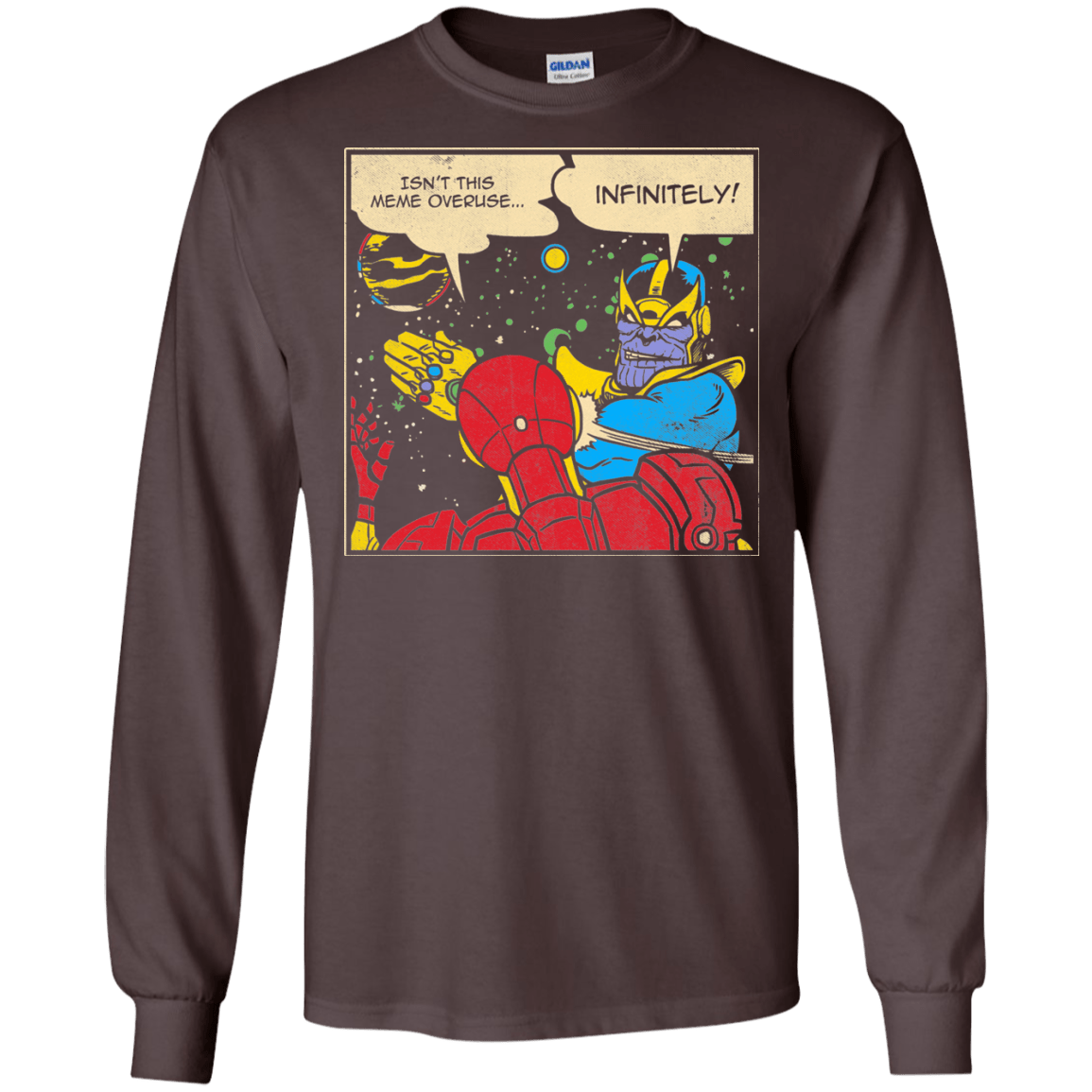 T-Shirts Dark Chocolate / S INFINITE SLAPS Men's Long Sleeve T-Shirt