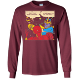 T-Shirts Maroon / S INFINITE SLAPS Men's Long Sleeve T-Shirt