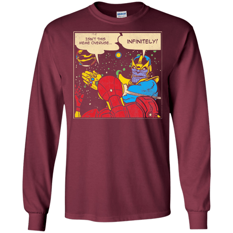 T-Shirts Maroon / S INFINITE SLAPS Men's Long Sleeve T-Shirt