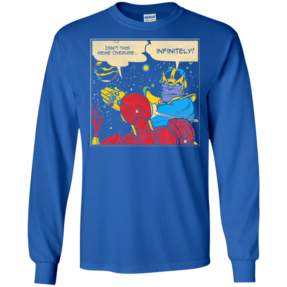 T-Shirts Royal / S INFINITE SLAPS Men's Long Sleeve T-Shirt