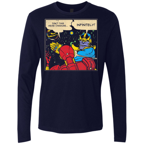 T-Shirts Midnight Navy / S INFINITE SLAPS Men's Premium Long Sleeve