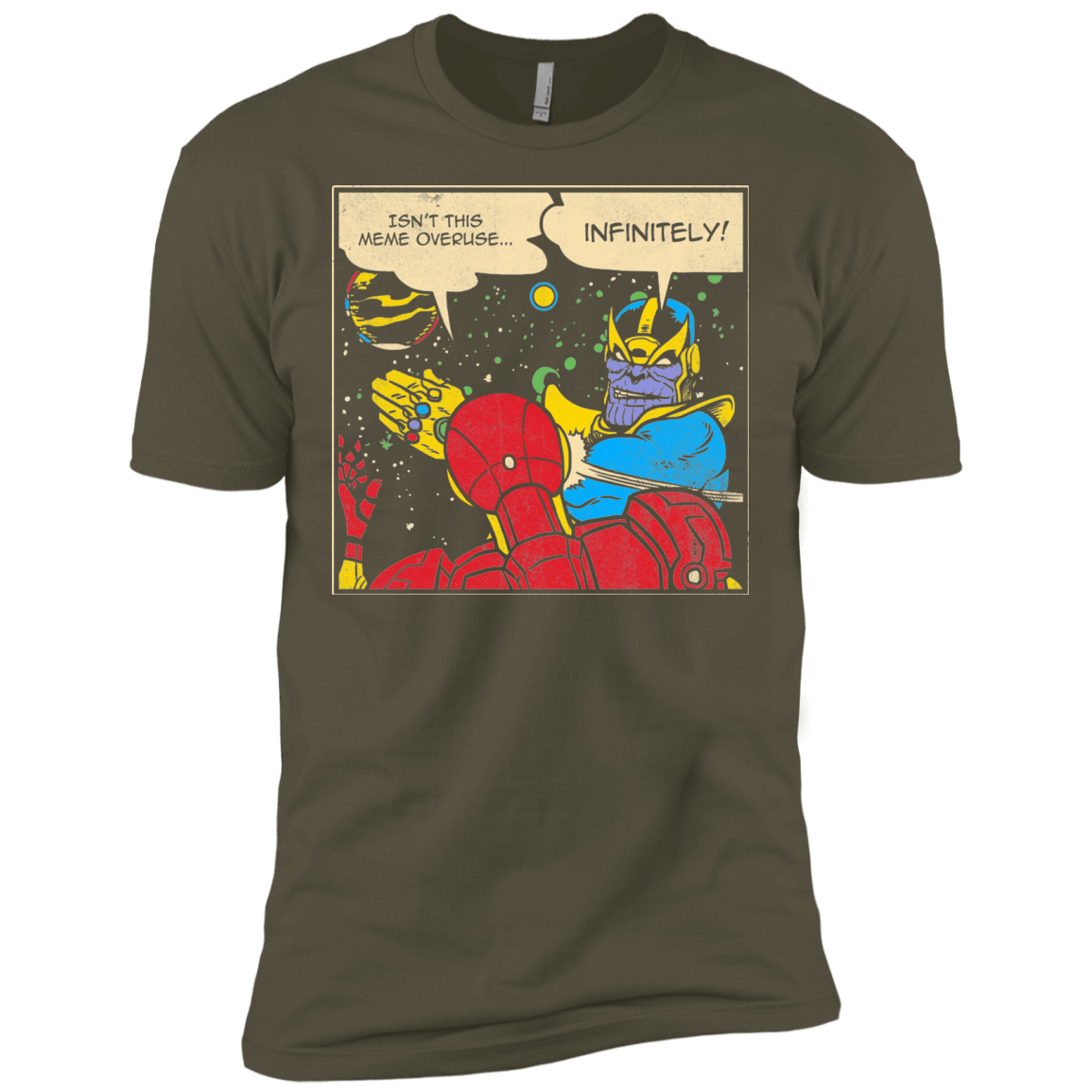 T-Shirts Military Green / X-Small INFINITE SLAPS Men's Premium T-Shirt
