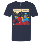 T-Shirts Midnight Navy / X-Small INFINITE SLAPS Men's Premium V-Neck