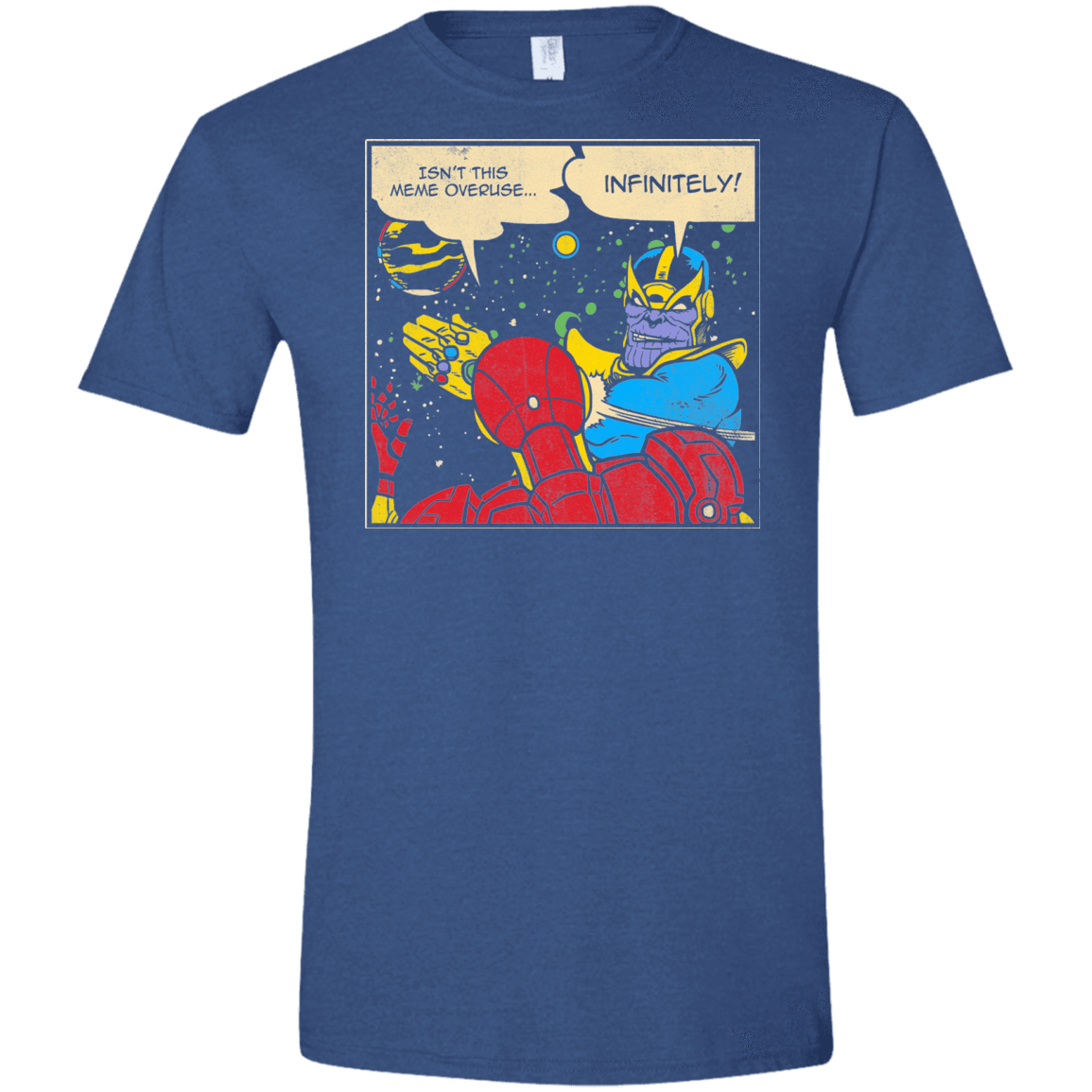 T-Shirts Heather Royal / X-Small INFINITE SLAPS Men's Semi-Fitted Softstyle