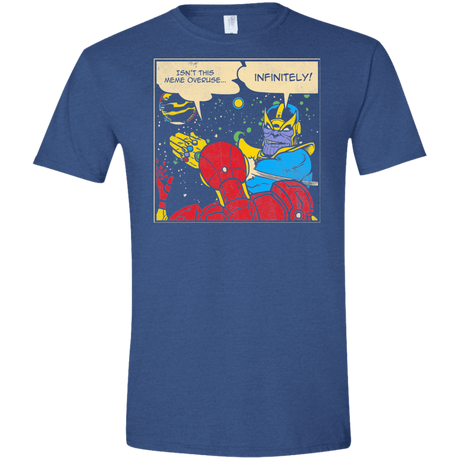 T-Shirts Heather Royal / X-Small INFINITE SLAPS Men's Semi-Fitted Softstyle
