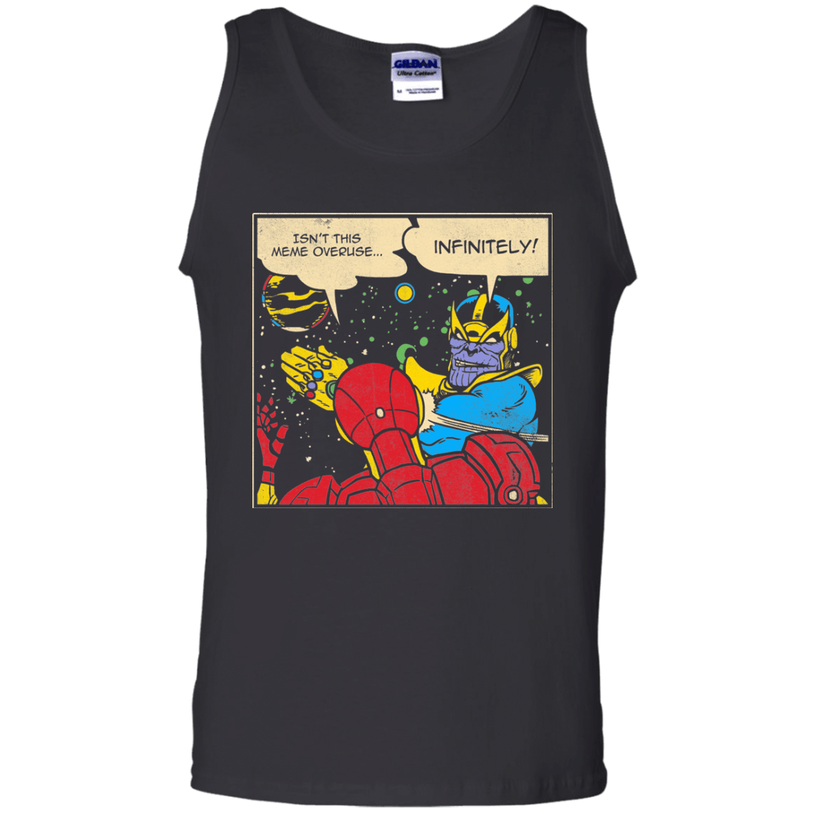 T-Shirts Black / S INFINITE SLAPS Men's Tank Top