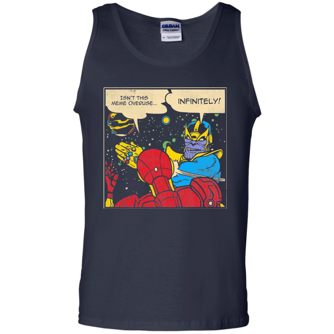 T-Shirts Navy / S INFINITE SLAPS Men's Tank Top