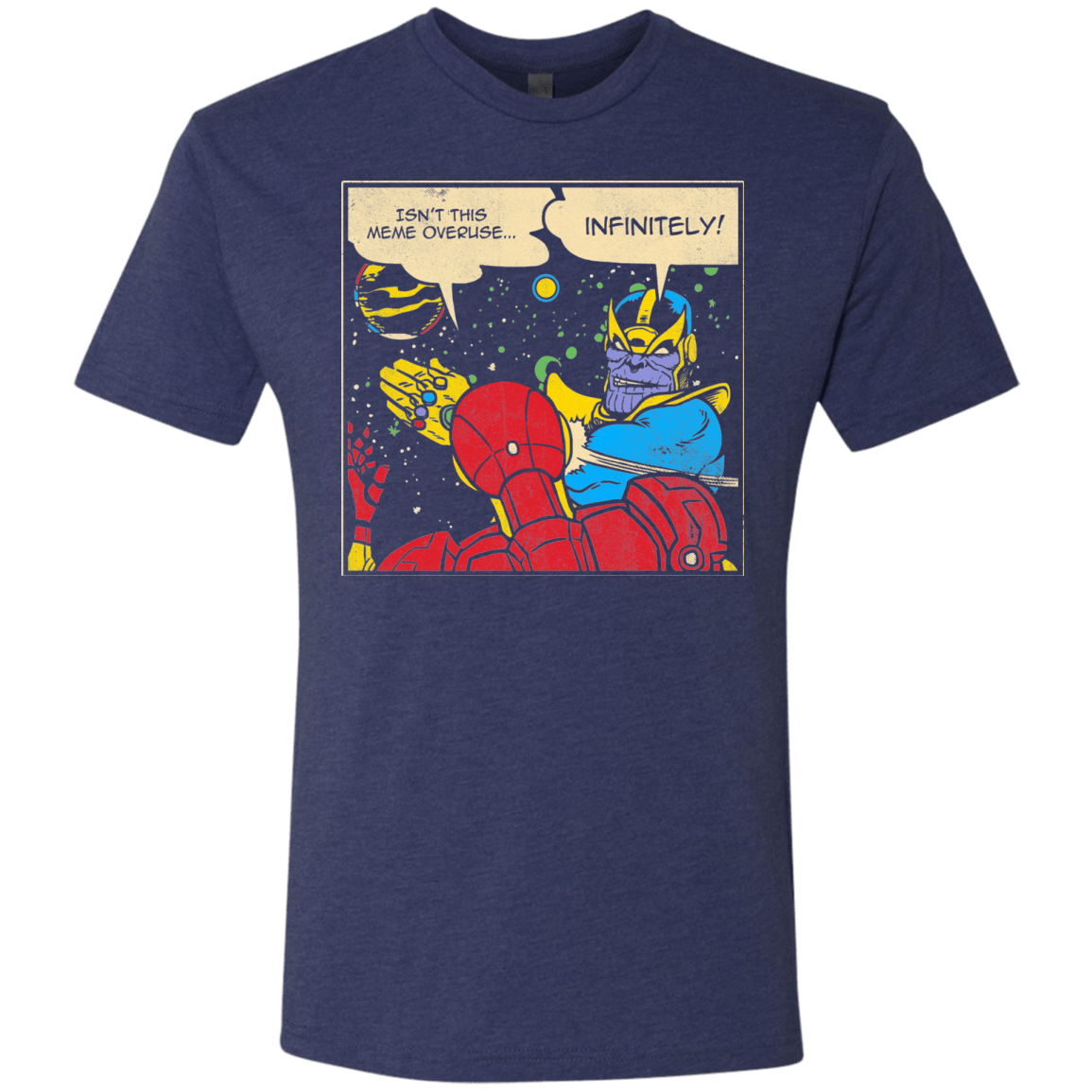 T-Shirts Vintage Navy / S INFINITE SLAPS Men's Triblend T-Shirt