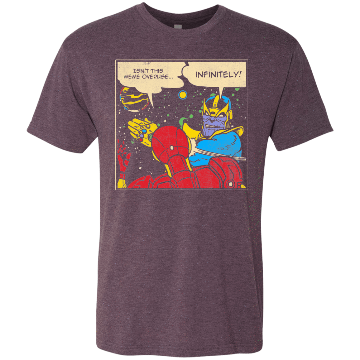 T-Shirts Vintage Purple / S INFINITE SLAPS Men's Triblend T-Shirt