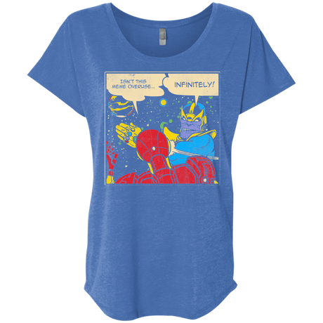 T-Shirts Vintage Royal / X-Small INFINITE SLAPS Triblend Dolman Sleeve