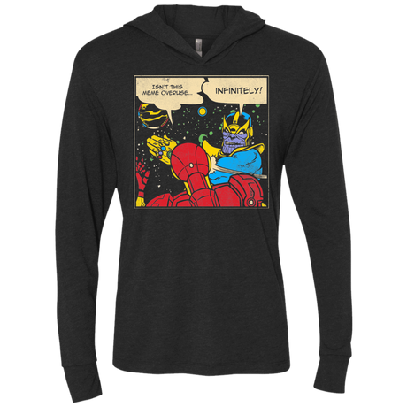 T-Shirts Vintage Black / X-Small INFINITE SLAPS Triblend Long Sleeve Hoodie Tee