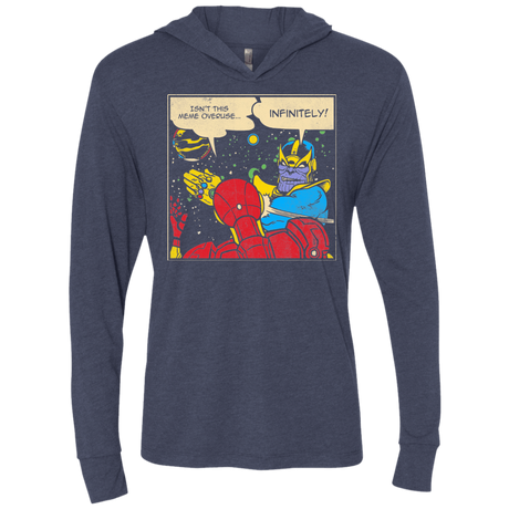 T-Shirts Vintage Navy / X-Small INFINITE SLAPS Triblend Long Sleeve Hoodie Tee