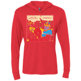 T-Shirts Vintage Red / X-Small INFINITE SLAPS Triblend Long Sleeve Hoodie Tee