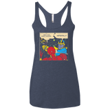 T-Shirts Vintage Navy / X-Small INFINITE SLAPS Women's Triblend Racerback Tank
